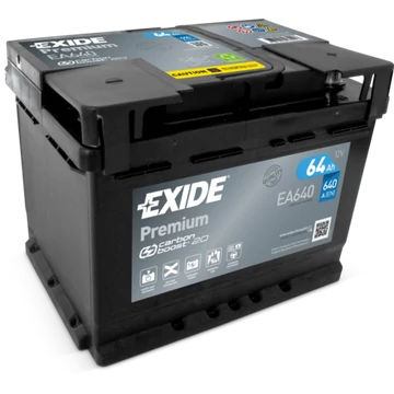 Exide Premium EA640 64Ah 640A right+ (EA640) 