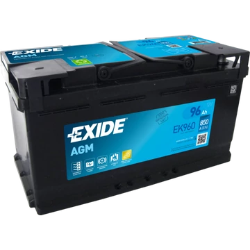 Exide AGM 96Ah 850A akkumulátor