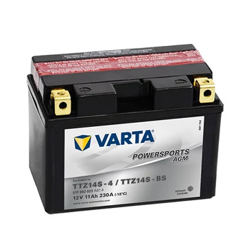 Varta Powersports AGM TTZ14S-BS  12V 11Ah 230A bal+ motorakkumulátor (511902023A514)