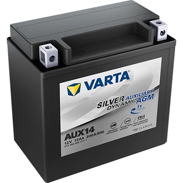Varta Auxiliary AGM 12V 13Ah 200A bal+ (AUX14) kiegészítő akkumulátor (513106020G412)