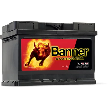 Banner Starting Bull 12V 55Ah 450A jobb+ akkumulátor (55519)