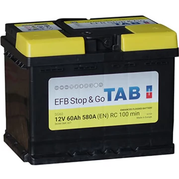 TAB Stop &amp; Go EFB 60 Ah 580A