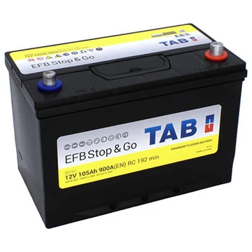 TAB Stop&amp;Go EFB 105 Ah 900A ASIA J+ akkumulátor