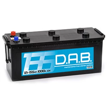DAB 12V 155 Ah 1000A bal+ teherautó akkumulátor