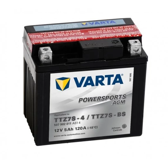 Varta Powersports (AGM) TTZ 7S-BS motorakkumulátor