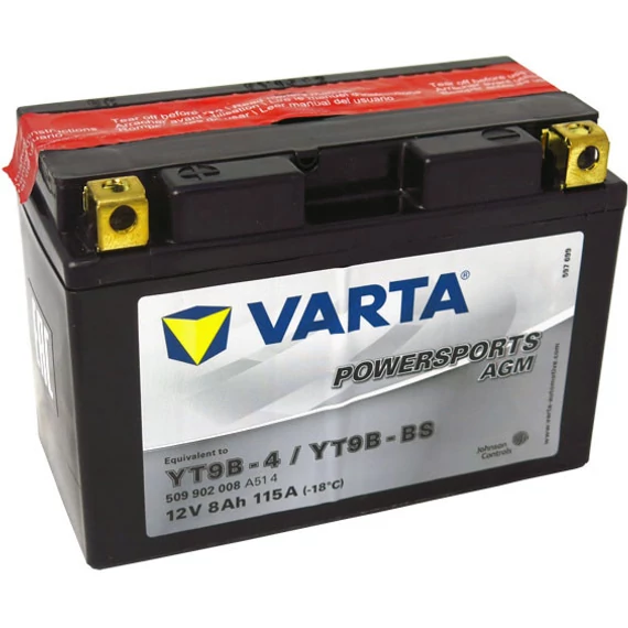 Varta Powersports (AGM) YT 9B-BS motorakkumulátor