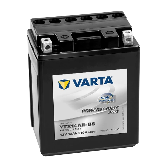 Varta High Performance (AGM) YTX14AH-BS motorakkumulátor