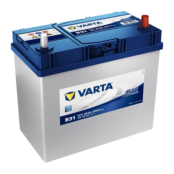 Varta Blue Dynamic 45 Ah 330A Asia J+ (5451550333132)
