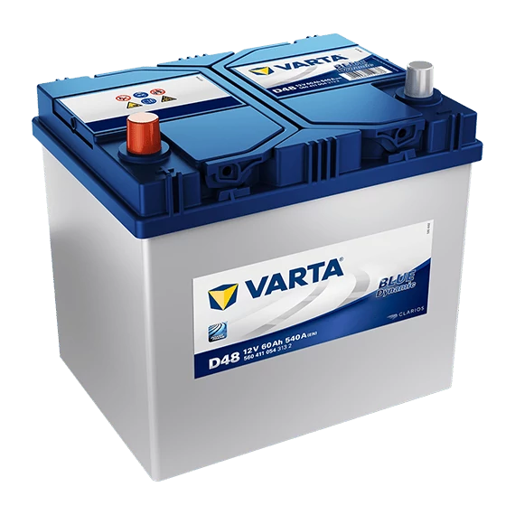 Varta Blue Dynamic 60 Ah 540A Asia bal+ (5604110543132)