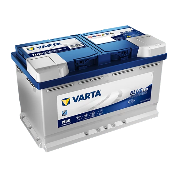 Varta Blue Dynamic EFB 12V 80Ah 730A jobb+ akkumulátor (580500073D842)