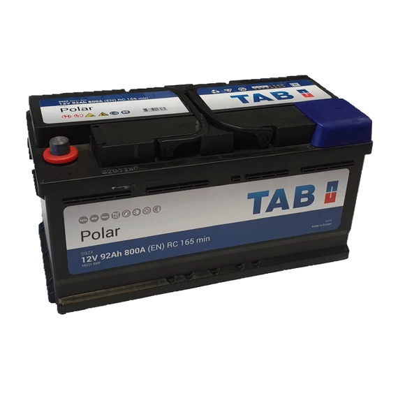 TAB Polar 12V 92Ah 800A bal+ (TAB59221)