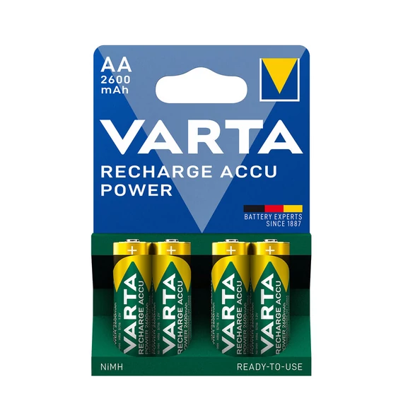 Varta Rechargeable Accu AA 2600 mAh tölthető elem