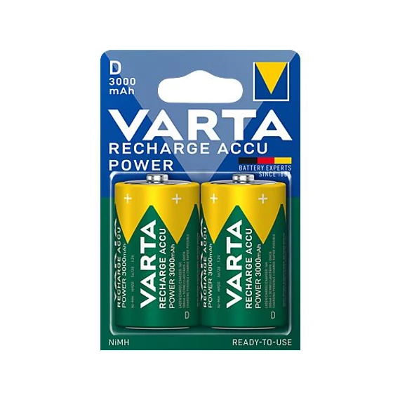 Varta Rechargeable Accu D 3000 mAh tölthető elem