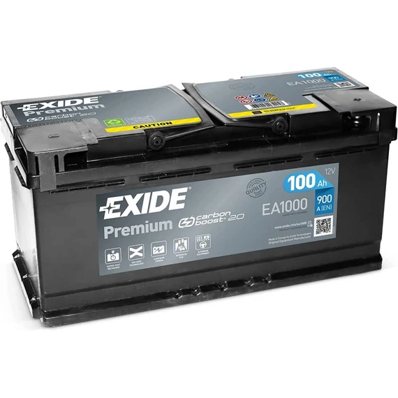 Exide Premium 100Ah 900A J+ akkumulátor
