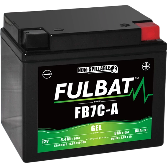Fulbat GEL YB7C-A 12V 8,4Ah 85A motorkerékpár akkumulátor