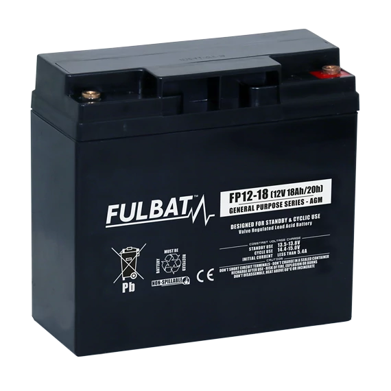 Fulbat 12V 18Ah VRLA akkumulátor T12