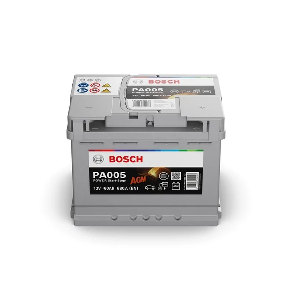 Bosch Power AGM 12V 60Ah 680A jobb+ akkumulátor (0092PA0050)