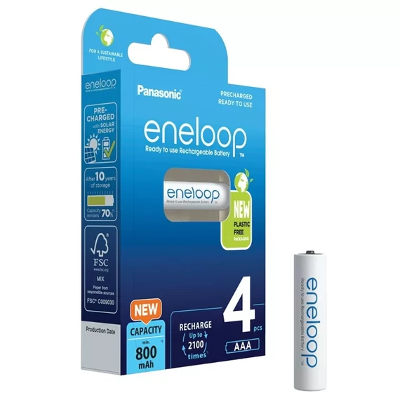 Panasonic Eneloop AAA 800 mAh tölthető elem