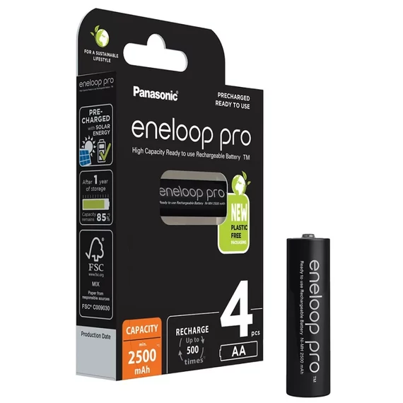 Panasonic Eneloop Pro AA 2500 mAh tölthető elem