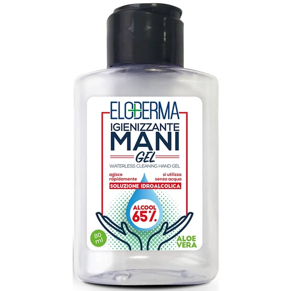 Eloderma 65%-os alkoholos gél kézfertőtlenítő, 80ml