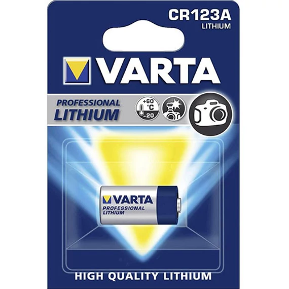 Varta Photo lithium CR123A 3V elem