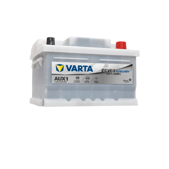 Varta Auxiliary 12V 35Ah 520A jobb+ (AUX1) kiegészítő akkumulátor (535106052G412)