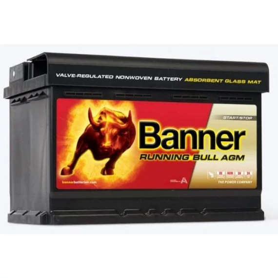 Banner Running Bull AGM 12V 70Ah 720A jobb+ akkumulátor (57010)