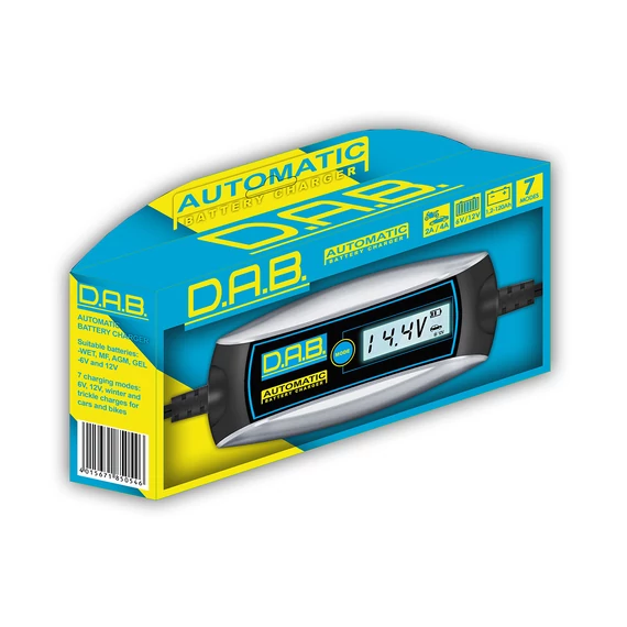 DAB 6/12V 2/4A automata akkumulátortöltő