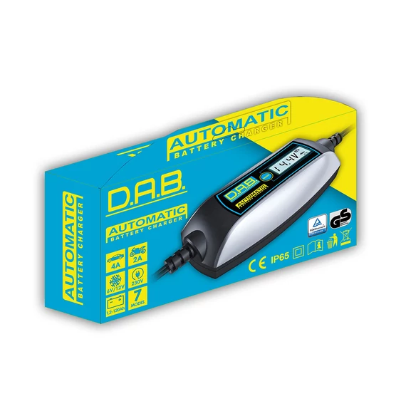 DAB 6/12V 2/4A automata akkumulátortöltő