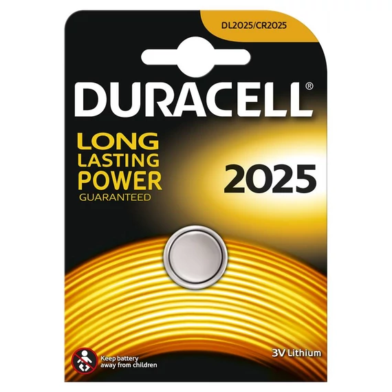 Duracell Lithium 2025 3V gombelem