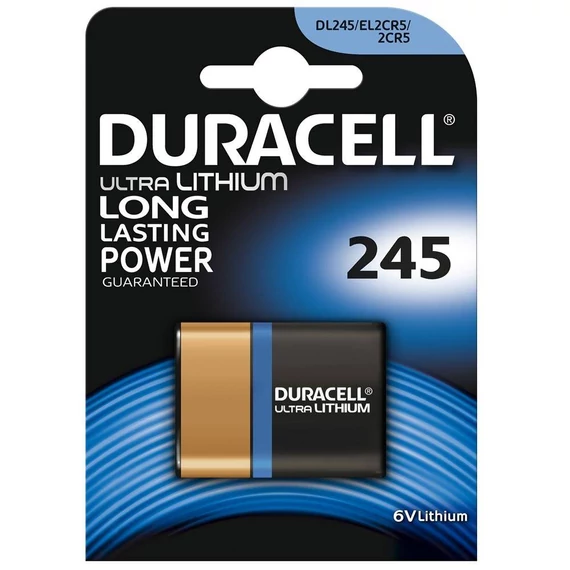 Duracell Ultra Photo 245/2CR5 6V elem