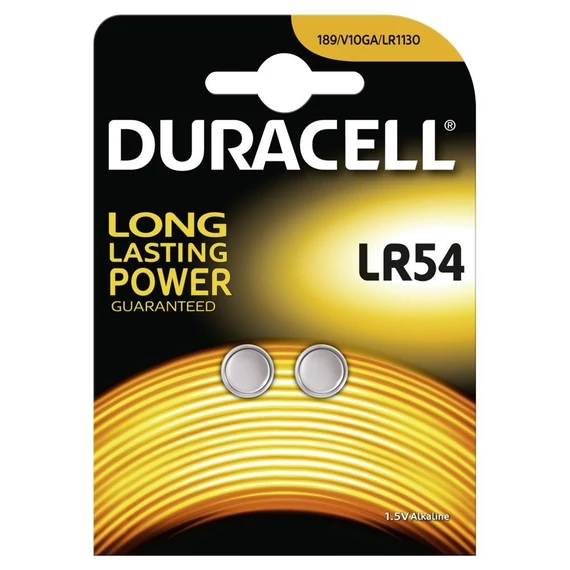 Duracell Alkaline LR54 1,5V gombelem