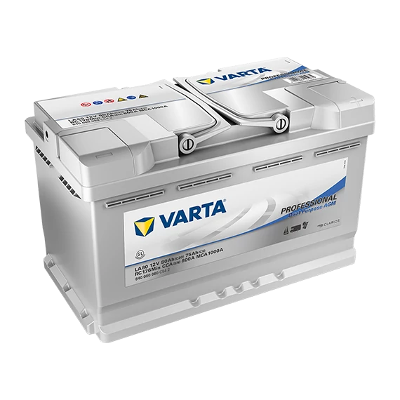 Varta Professional Dual Purpose AGM 12V 80Ah 800A jobb+ akkumulátor (840080080C542)