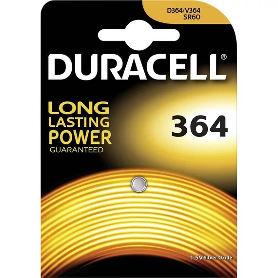 Duracell Silver Oxide 364 1,5V gombelem