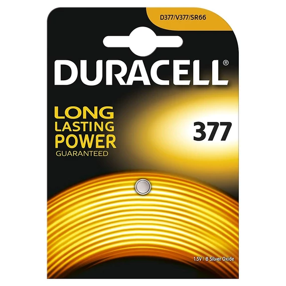 Duracell Silver Oxide 377 1,5V gombelem