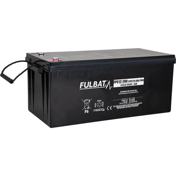 Fulbat Cyclic 12V C5/175Ah C20/214Ah meghajtó akkumulátor