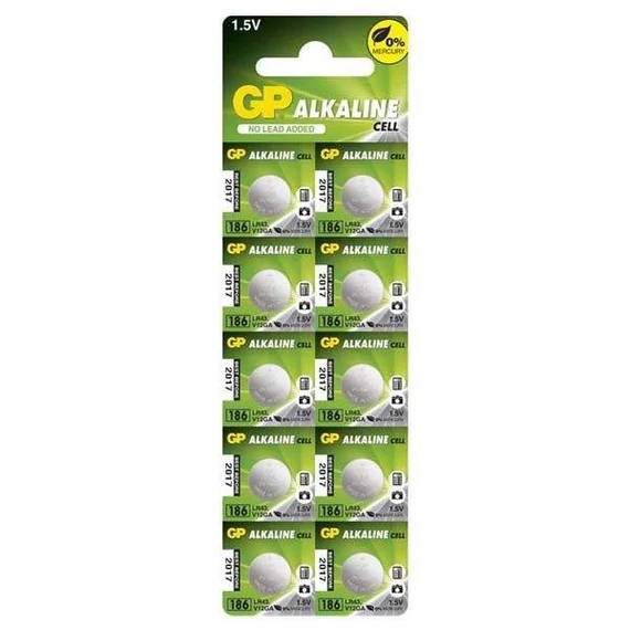 GP Alkaline LR43 1,5V elem