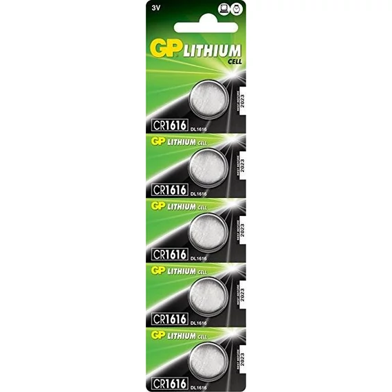GP Lithium 1616 3V gombelem