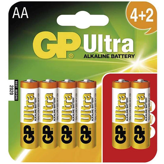 GP Ultra Alkaline LR6/AA elem