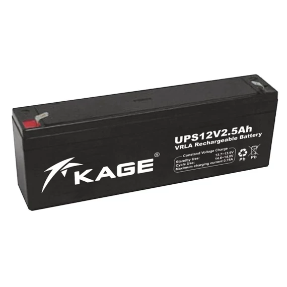 Kage 12V  2,5Ah VRLA akkumulátor