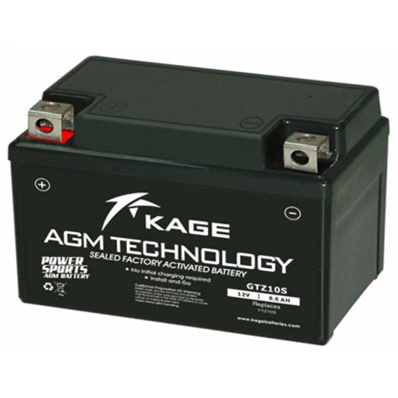 KAGE MF YTZ10S 12V 8,5Ah 140A gyárilag üzembehelyezett motorakkumulátor