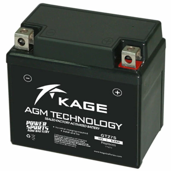 KAGE MF YTZ7S 12V 6,5Ah 95A gyárilag üzembehelyezett motorakkumulátor