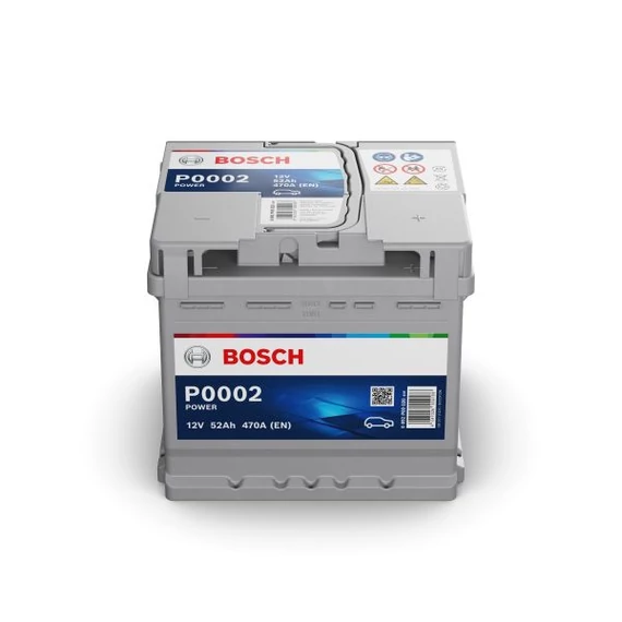 Bosch Power 12V 52Ah 470A jobb+ akkumulátor (0092P00020)