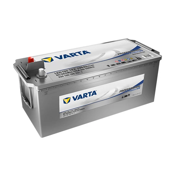 VARTA Professional Dual Purpose EFB 12v 190ah 1050A bal+ meghajtó akkumulátor (930190105B912)