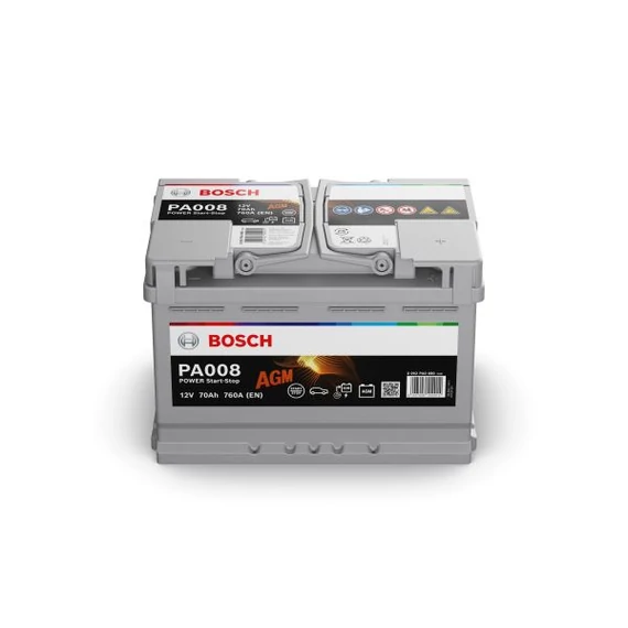 Bosch Power AGM 12V 70Ah 760A jobb+ akkumulátor (0092PA0080)