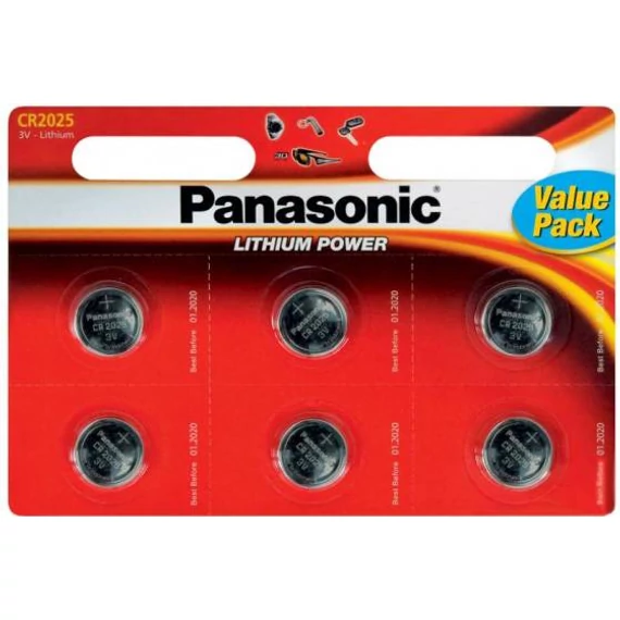 Panasonic Lithium 2025 3V gombelem