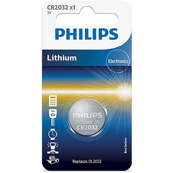 Philips CR 2032 3V lítium gombelem