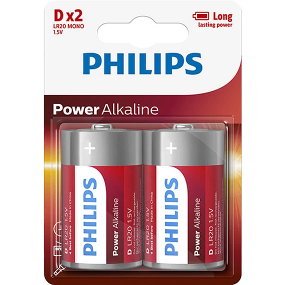Philips Power Alkaline LR20/D elem