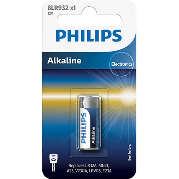 Philips LRV08 (8LR932, V23GA, MN21, 23A) elem