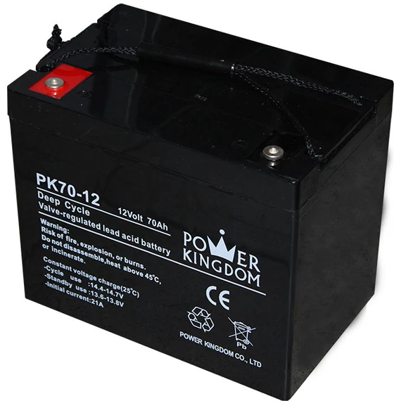 Power Kingdom Deep Cycle 12V C20/77Ah C5/61,2AH g akkumulátor